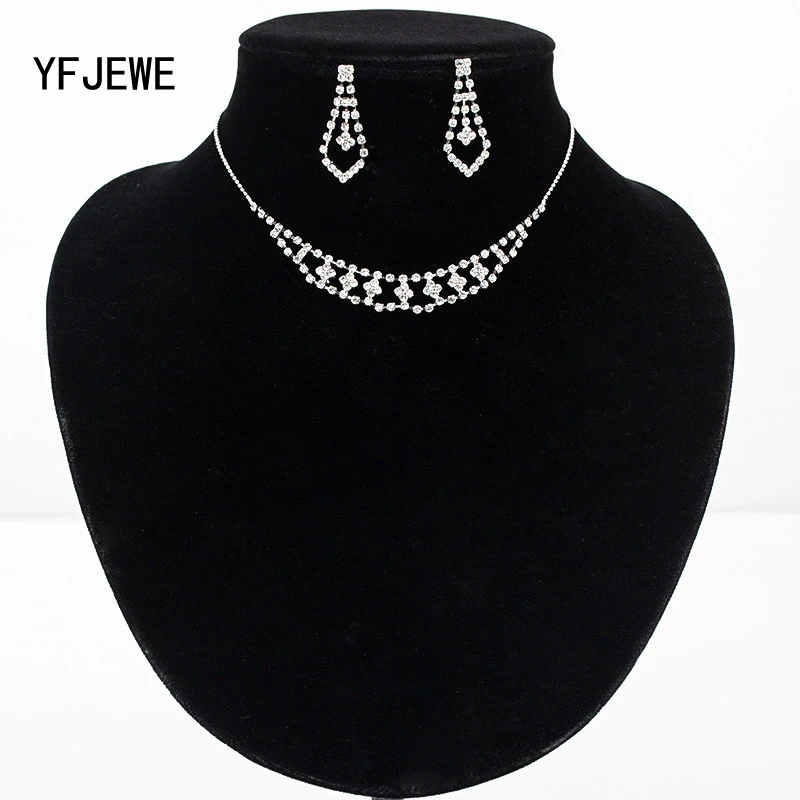 YFJEWE модные ожерелья серьги костюм Индивидуальный свадебное украшение модное