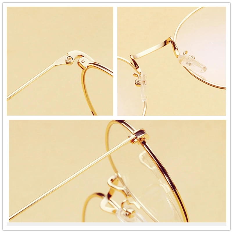 

Anti Blue Light Glasses Woman Spectacle Frames Computer Goggles Anti Glare Eyeglasses Frame Women Round Clear Lens Fake Glasses