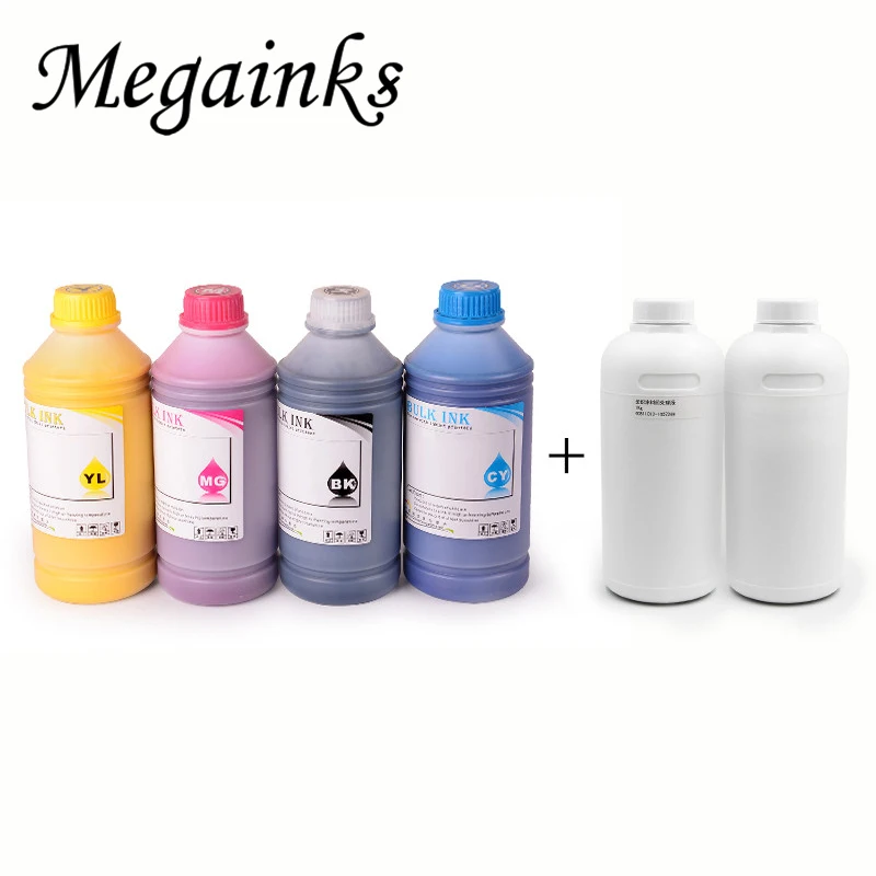 6*500 мл Φ для планшетного принтера Roland Mimaki Mutoh DX3 DX4 DX5 DX6 DX7 Head A2 A3 A4 Dtg BK White