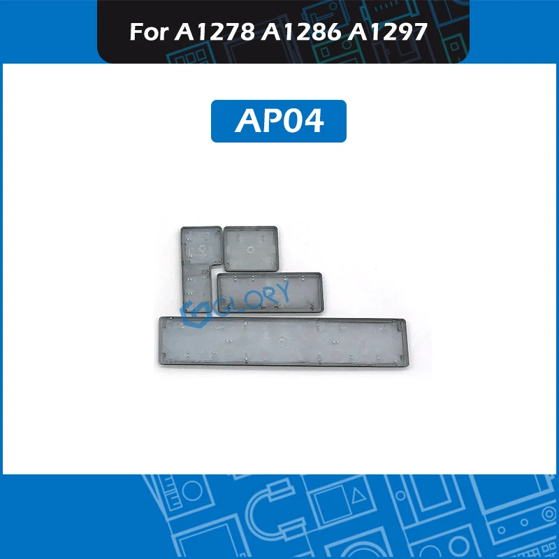 

10set/Lot US UK French Russian German Azerty AP04 Keycaps For Macbook Pro A1278 A1286 A1297 Keys Replacement