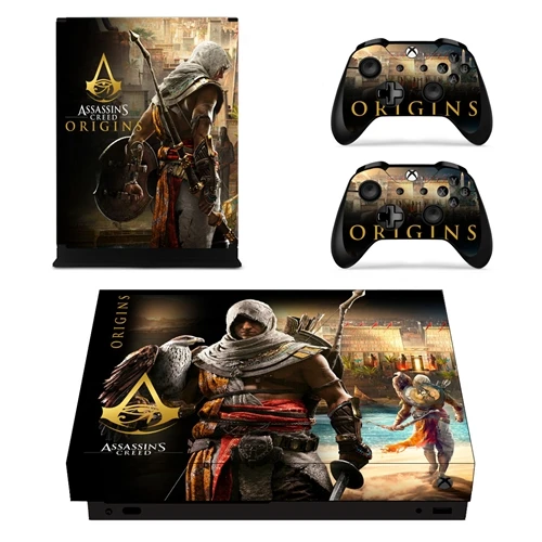 Homereally Наклейки Xbox One X Стикеры кожи для Microsoft Xbox One скины Вашему вниманию Assassin'screed для Xbox One X консоли и контроллер - Цвет: style02
