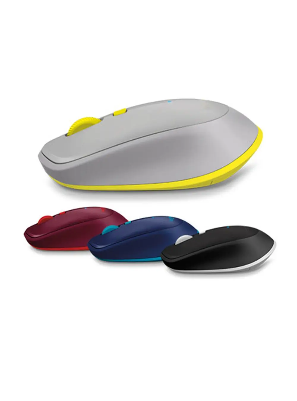Беспроводная офисная мышь Logitech M337 с Bluetooth адаптируется к Mac OS Windows Chrome Android