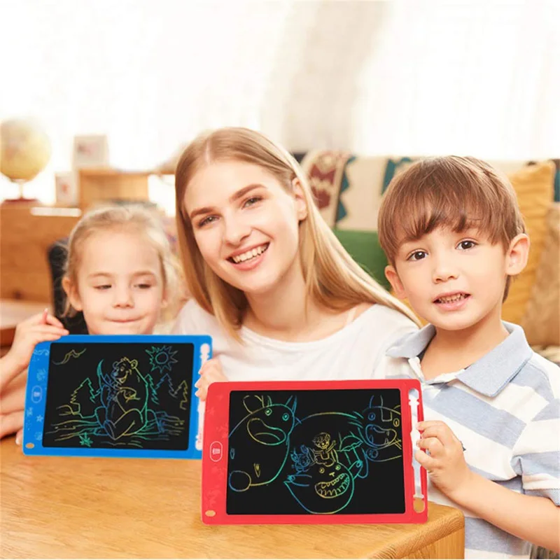 8,5 ''lcd ультра тонкий цветной планшет для рисования, экологичный развивающий блокнот для рукописного ввода, доска для письма, Детский образовательный подарок с граффити