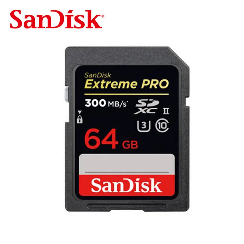 SanDisk 100% Оригинальный Экстрим ультра-скорости UHS-ll SD карта 32 ГБ 64 г карты памяти