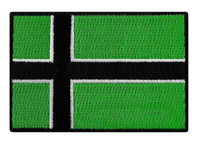 Flag Ворон символ Одина Unicursal Valknut Valhalla тактические Викинги боевой патч Blackbird Sun эмблема военный значок аппликация патч - Цвет: Flag