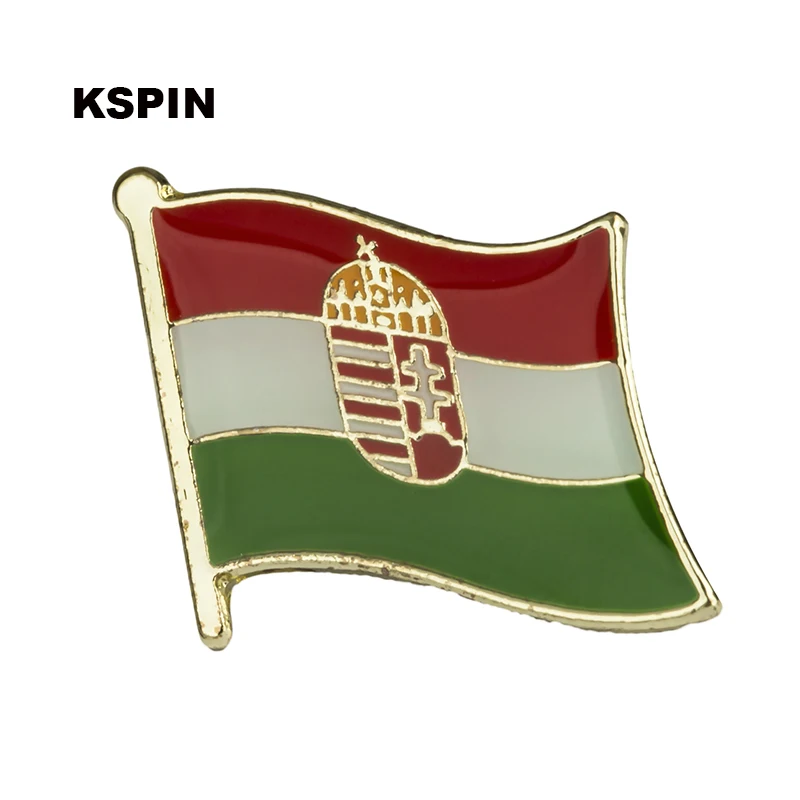 KS0195 Флаг булавки значок с флагом страны брошь в виде флага Национальный флаг лацкан булавка международные путешествия булавки коллекции - Цвет: KS0195