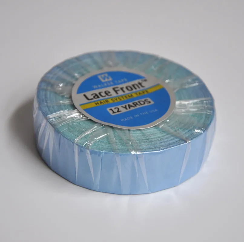 3/4inch*12yards Lace Front Support Blue Double Sided Tape For Hair Tape Extension/Toupee/Lace Wig