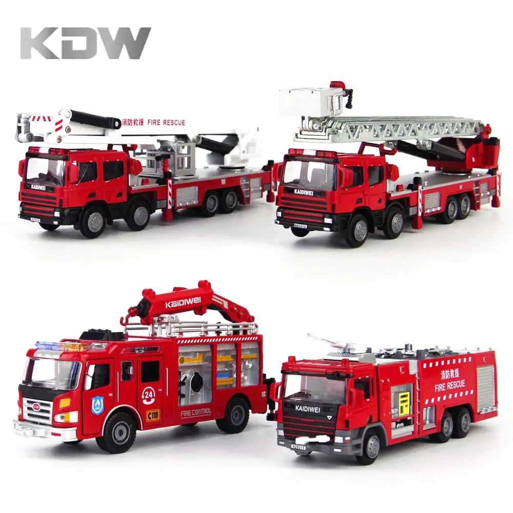 KDW 1:50 оригинальный литой лестницы пожарных машин модель автомобиля масштаба воды