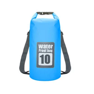 5L/10L/15L/20L/30L водонепроницаемые сумки сухой мешок ПВХ водонепроницаемый рюкзак; спортивная сумка рафтинг рюкзаки для плавания непроницаемая сухая сумка - Цвет: sky blue 10L