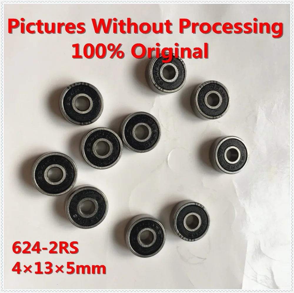 624-2RS Bearing 10PCS 4x13x5 mm 624 RS 2RS Miniature Ball Bearings MINI deep groove ball bearing with high quality | Обустройство