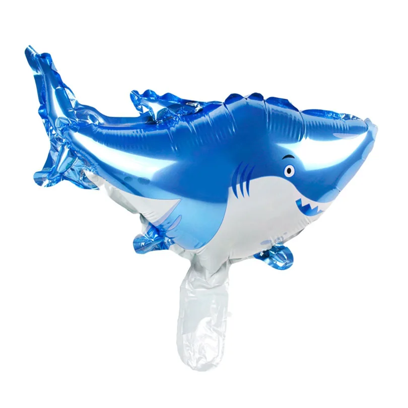 6 шт. большой размер алюминиевая фольга океан животное воздушный шар украшения