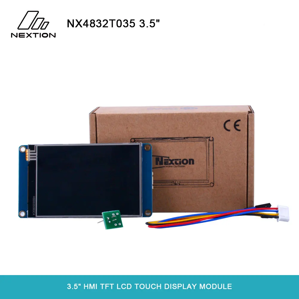 Nextion NX4832T035 экранная плата-3," HMI Inteligent UASRT TFT lcd сенсорный дисплей модуль применяется в области бытовой электроники