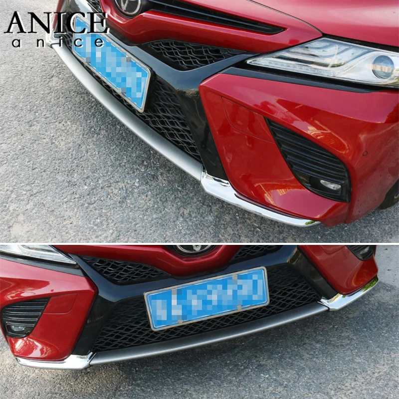 2pc Carbon fiber color ABS REAR CORNER BUMPER GUARD TRIM for toyota Camry 2018 | Автомобили и мотоциклы