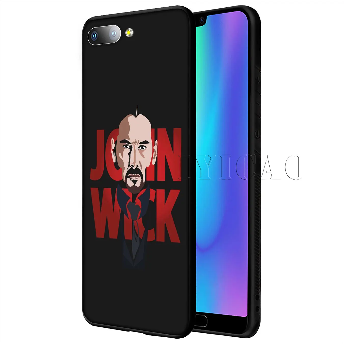 IYICAO John Wick Chapter Soft Silicone Phone Case for Huawei Y9 Y7 Y6 Prime 2019 Honor 20 8C 8X 8 9 9X 10 Lite 7C 7X 7A Pro |