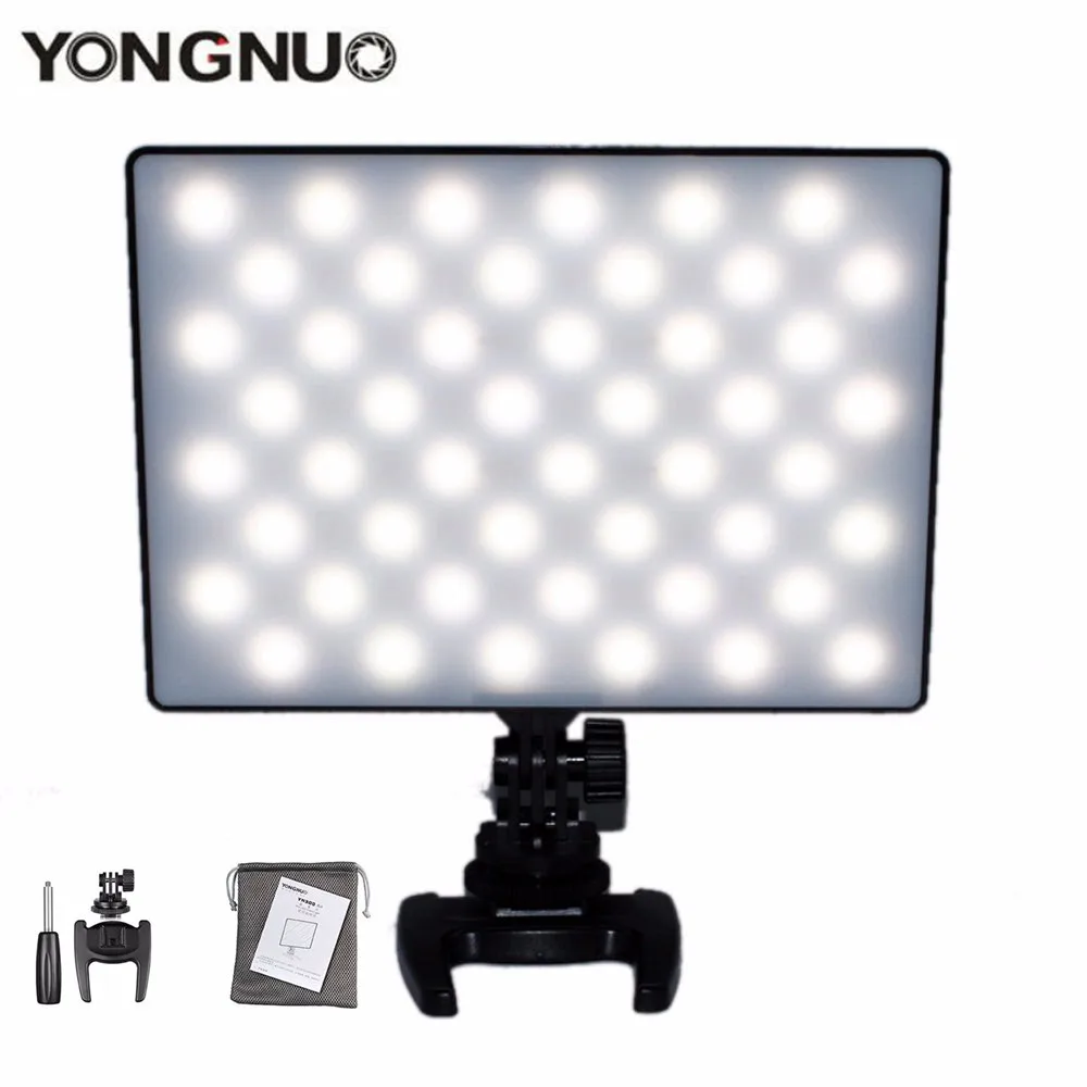 YONGNUO YN300 YN-300 светодиодный свет для студийной видеосъемки 3200 K-5500 K цвет для Canon Nikon Pentax Olympus лампа для фотосъемки с батареей - Цвет: Белый