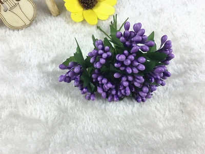 12 шт пластиковые бусины маленькие ягоды ручной работы искусственный цветок DIY