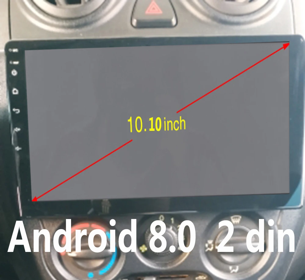 10," Android 8,0 автомобильный Радио gps навигация Авторадио Мультимедиа dvd-плеер Bluetooth wifi Зеркало Ссылка 2 Din аудио стерео