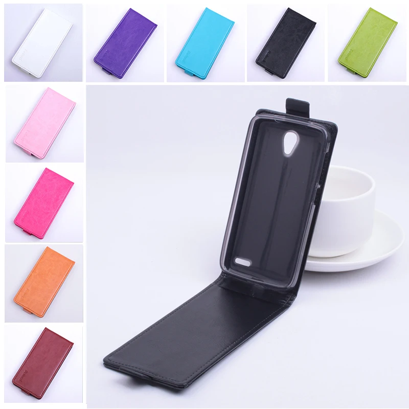 Роскошный кожаный чехол книжка для Alcatel One Touch Pop 2 Pop2 M5 4 5 до 5042 5042X 5042D 5042A Вт