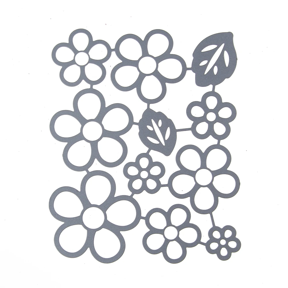 106*86 мм цветочный лист Вырубные штампы тиснение стали трафареты сделай сам для