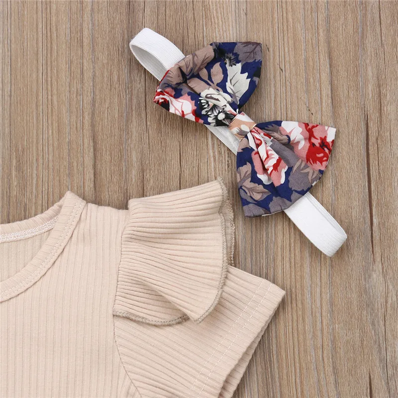 Летние топы в стиле бохо для маленьких девочек боди комбинезон шорты штаны