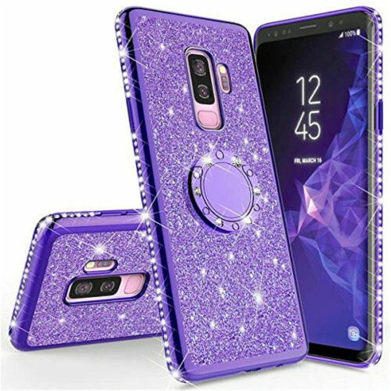 Горячая Магнитный палец кольцо держатель чехол для телефона samsung S7 8 9 плюс края и