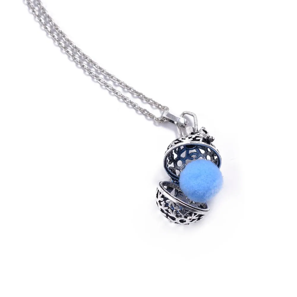 1 шт. Снежинка ароматерапия модный медальон эфирное масло ожерелье с кулоном