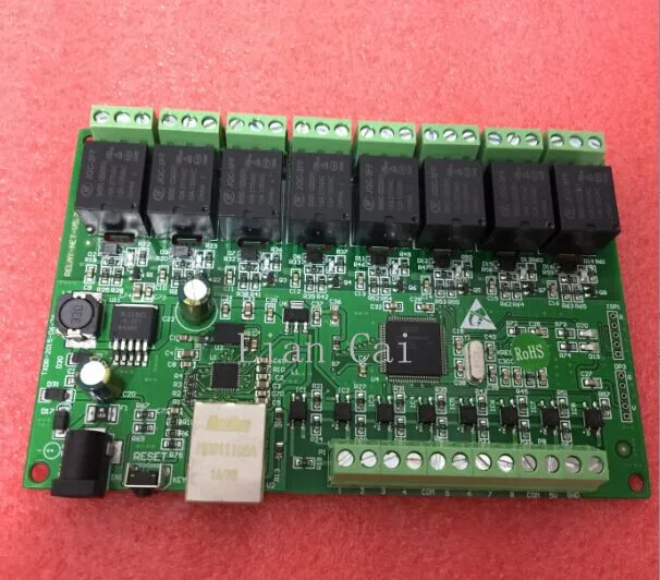 8-канальное сетевое реле с двойным управлением интерфейс Ethernet RJ45 | Обустройство