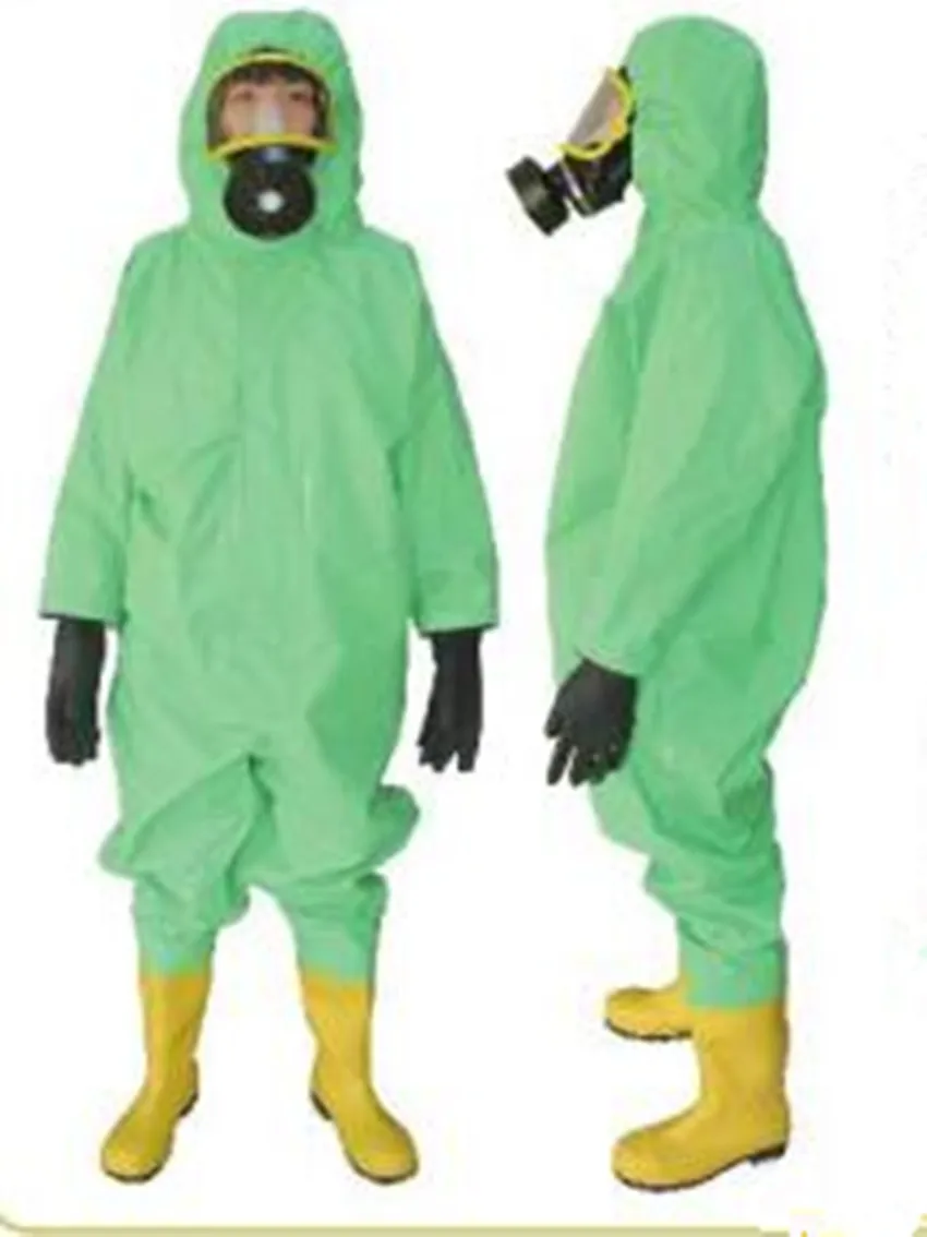 Противопожарный полузакрытый костюм сухой защиты молния для зеленой воды |