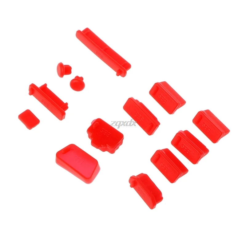 

13pcs/set Colorful Silicone Laptop Anti Dust Plug Cover Stopper Universal dustproof Whosale&Dropship