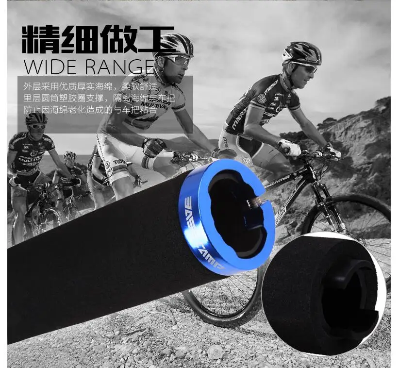 BaseCamp BC-606s 1 пара MTB/дорожный велосипед двойной Замок Губка рукоятки