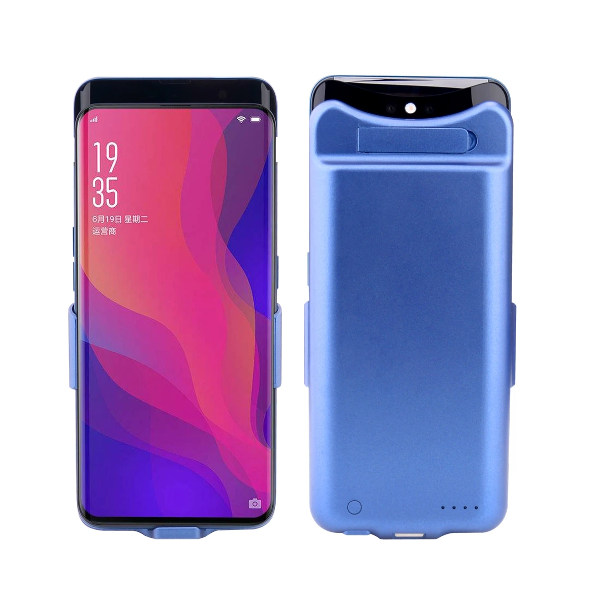 CASEWIN 7500 мАч чехол для зарядного устройства для OPPO find X чехол внешний резервный внешний аккумулятор чехол для зарядки чехол для зарядного устройства