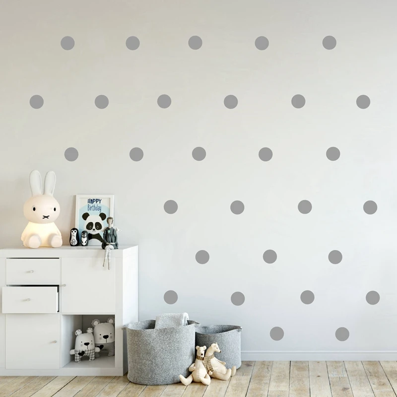 120/70 шт. съемные круглые наклейки в горошек|removable wall decals|wall decalssticker remover |