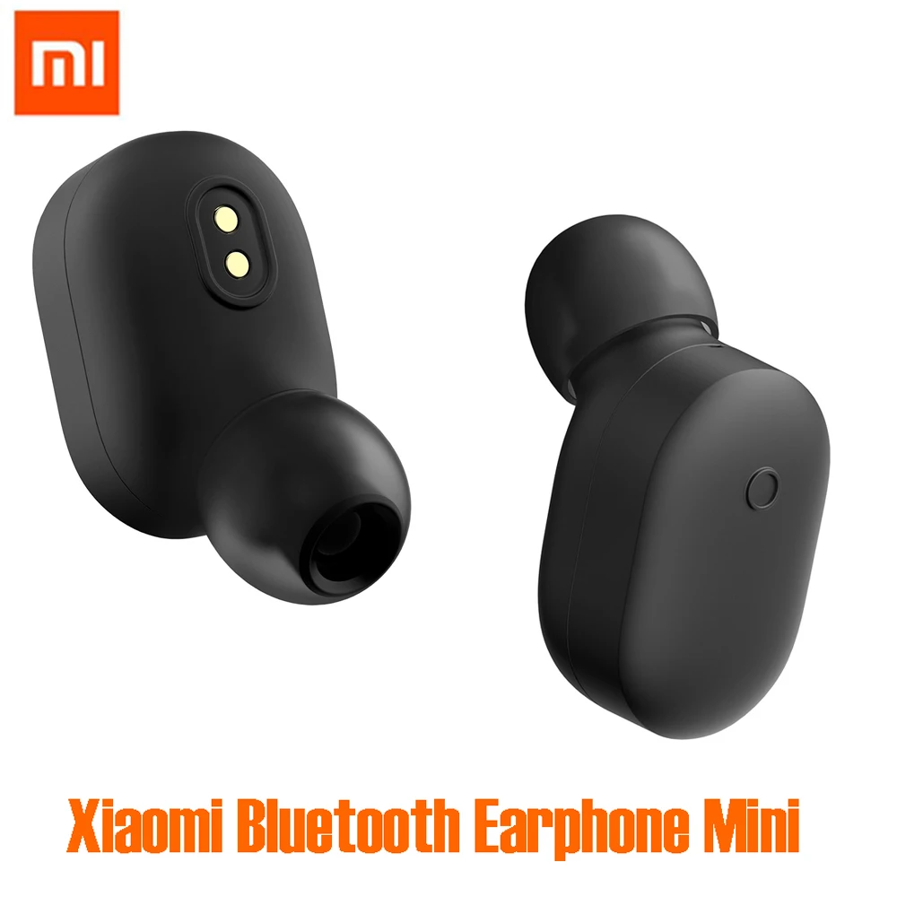 100% беспроводные Bluetooth наушники Xiaomi мини гарнитура 4 1 со встроенным микрофоном