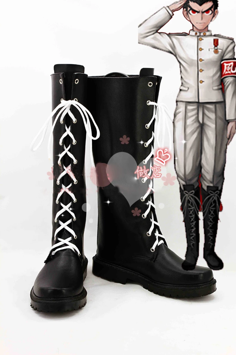 Супер Danganronpa Dangan-Ronpa Ishimaru Kiyotaka/ботинки для костюмированной вечеринки; обувь на Хэллоуин;