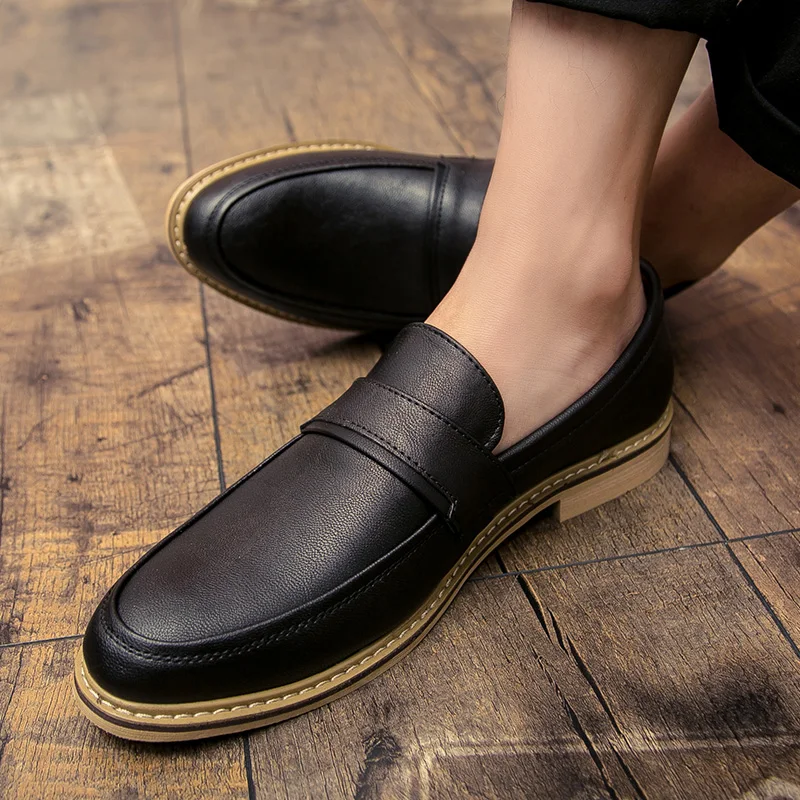 Новинка 2021 Роскошные Кожаные броги мужские туфли на плоской подошве