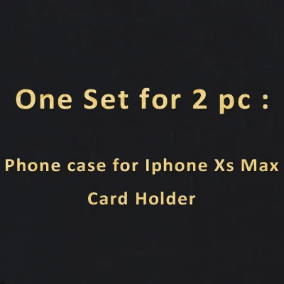 For Iphone XS MAX Hiram Beron сделай свой собственный бумажник для карт чехол croco с узким карманом для карт Рождественский подарок Прямая поставка - Цвет: For Iphone XS MAX