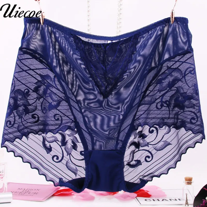 UIECOE женское нижнее белье плюс размер трусы со средней посадкой тянущиеся дышащее