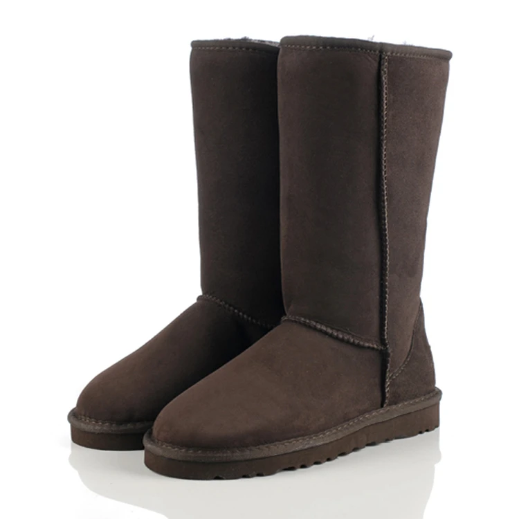 5815 Brown Dagnino Для женщин Высококачественная брендовая одежда Пояса из натуральной кожи Классические австралийские высокие унисекс теплые зимние сапоги Женская обувь; botas mujer - Цвет: 5815 Brown