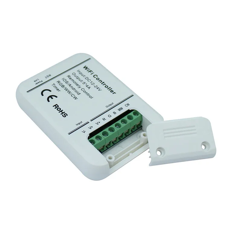 Wifi светодиодный RGB/RGBW контроллер IOS/Android RGBW/WW/CW DC7.5-24V смартфон управление музыкой и таймером