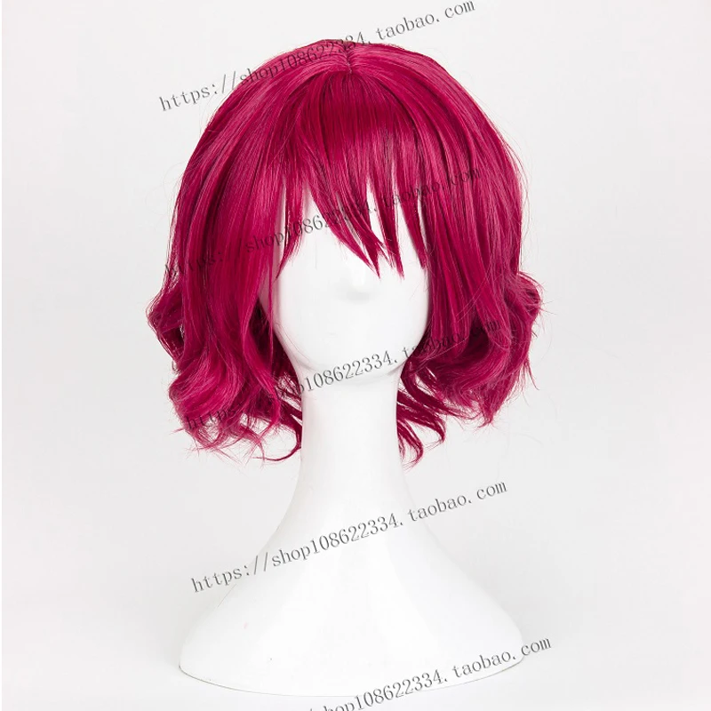 Game Anime Akatsuki no Yona Wig Yona of the Dawn Yona Styled Curly Cosplay Wig Halloween Role Play Party Wigs + Wig Cap
