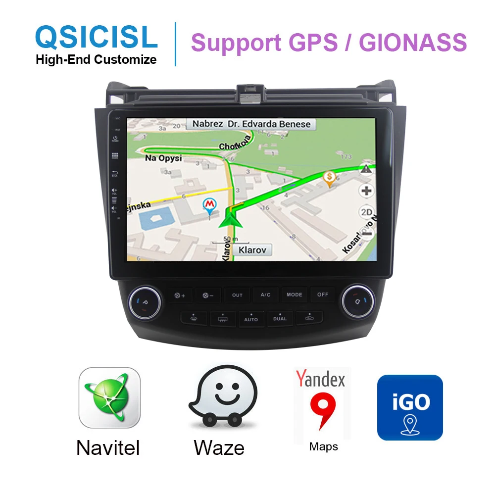 Ips 10 1 &quotAndroid 8 автомобильный Радио мультимедийный плеер для Honda Accord 7 era 2004 2007