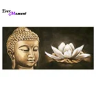 Алмазная живопись сделай сам, модель Будды, вышивка крестиком, Алмазная мозаика, вышивка с украшением для дома ASF382