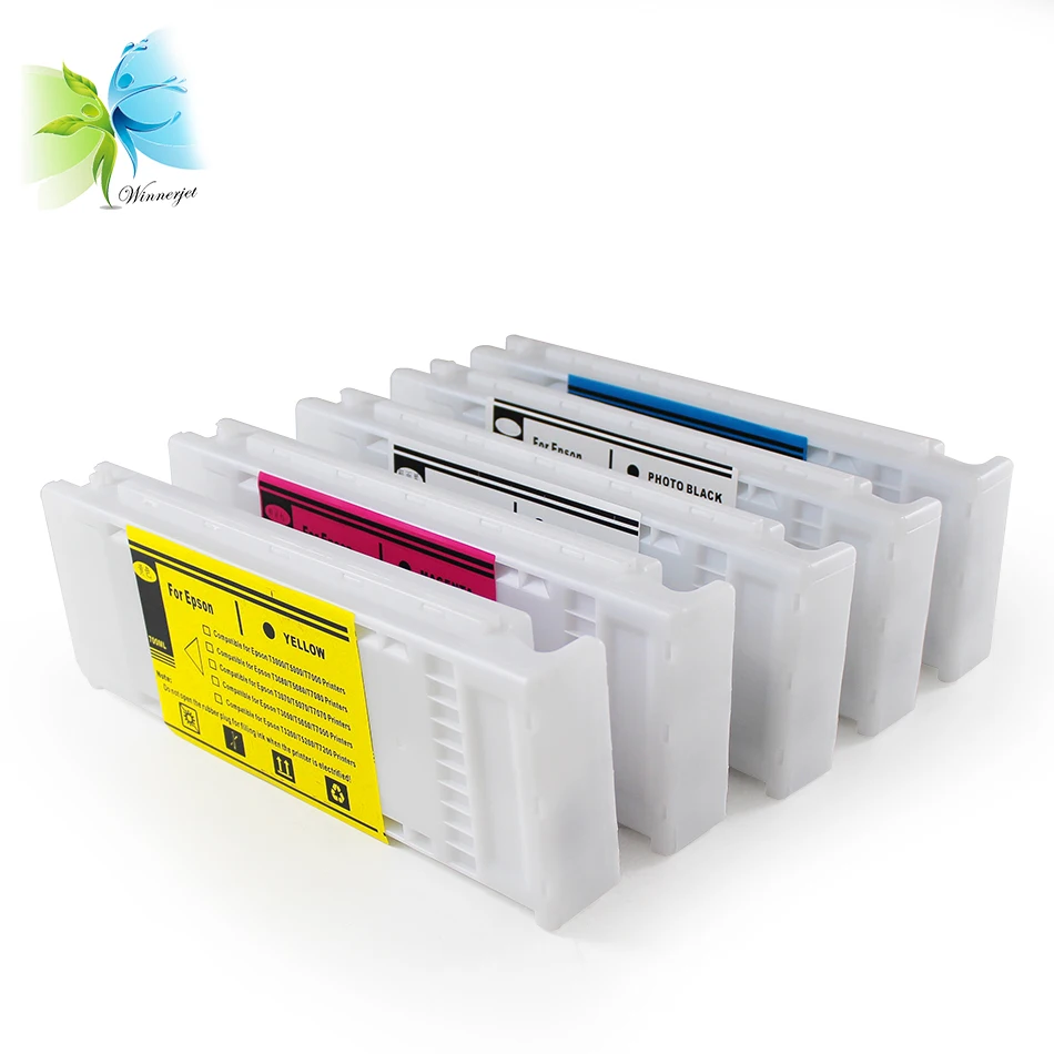 Смартфон Winnerjet 5 цветов с чипом для принтера Epson T3200 T5200 T7200|ink cartridge|ink cartridge for