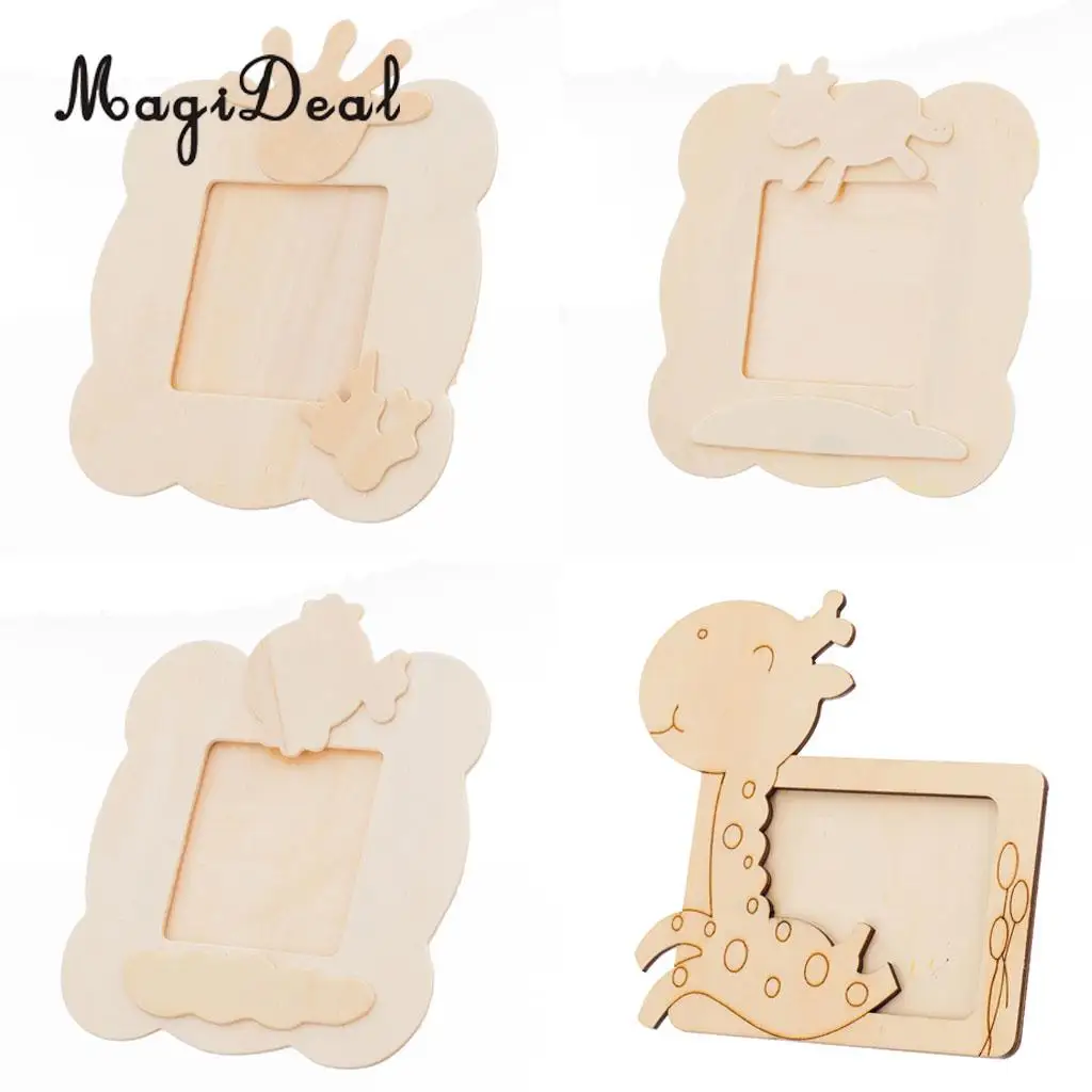 Волшебная деревянная фоторамка для детей сделай сам с отпечатком пальца