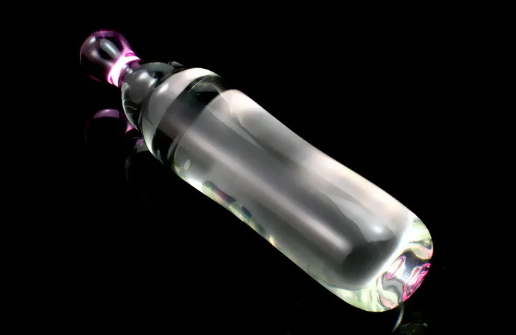 Полутяжеленная пустышка стеклянный фаллоимитатор стержень гладкий и мягкий