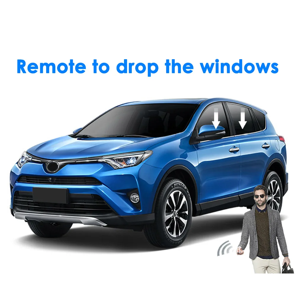 Автомобильный стеклоподъемник CHSKY для Toyota RAV4 левый руль удаленное