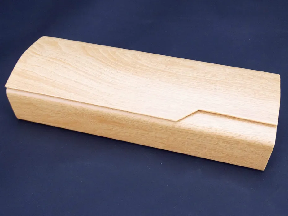 Wood color Портативная коробка для солнцезащитных очков с имитацией древесины, модный Чехол для очков для женщин, твердая квадратная складная коробка ручной работы для мужчин - Цвет: Wood color