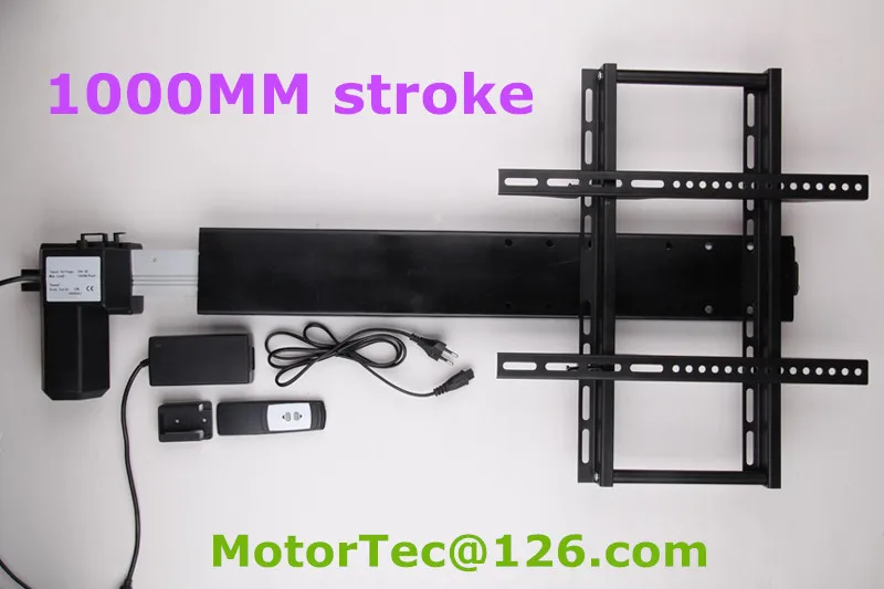 1000 мм ход автоматический подъемник для телевизора с регулируемой высотой