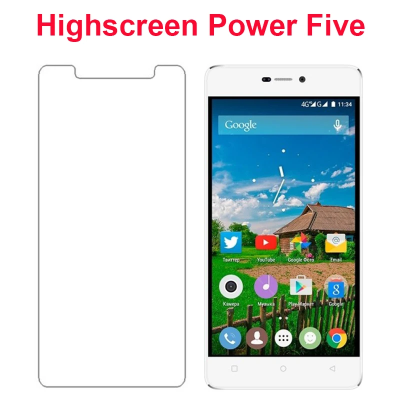 Закаленное стекло для Highscreen Power Five Защитная пленка ЖК-экрана pelicula de vidro 5 0&quot |