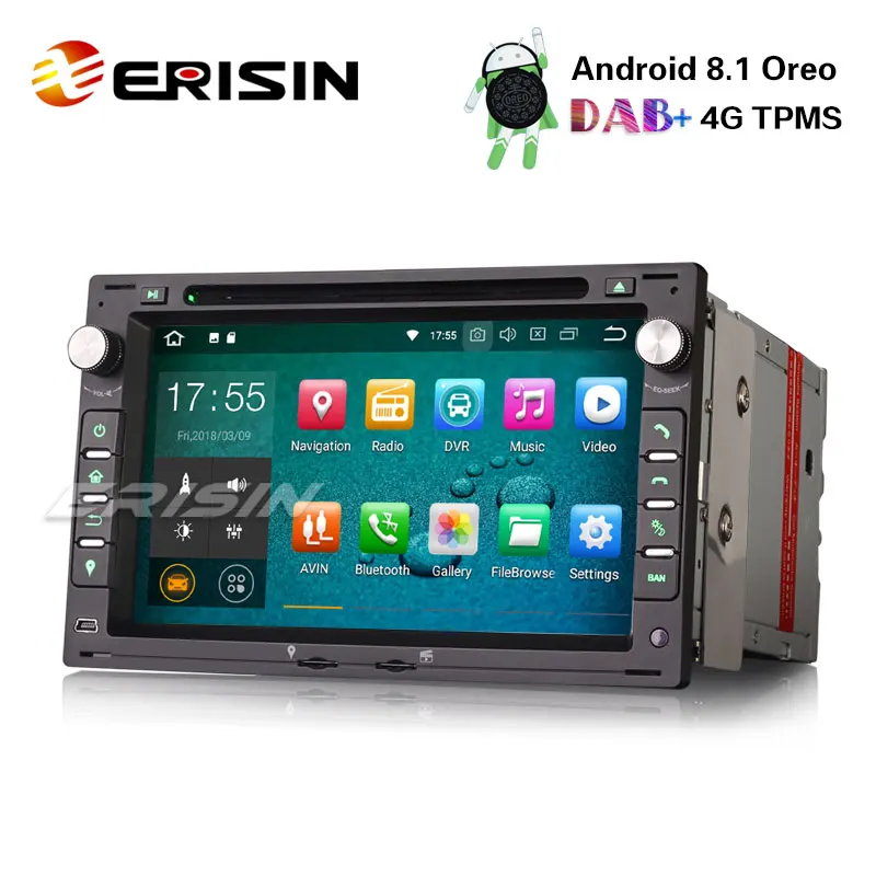 Erisin ES3886V 7 &quotAndroid 8 1 автомобильный стерео для VW Golf Passat Polo сидение Bora peugeot 307 DAB + gps DVD |